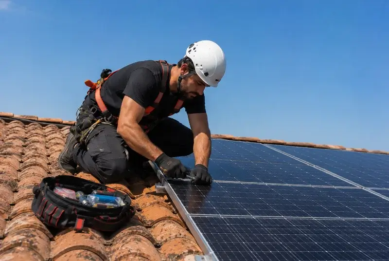 Maintenance et monitoring de panneaux solaires à Mireval-Lauragais