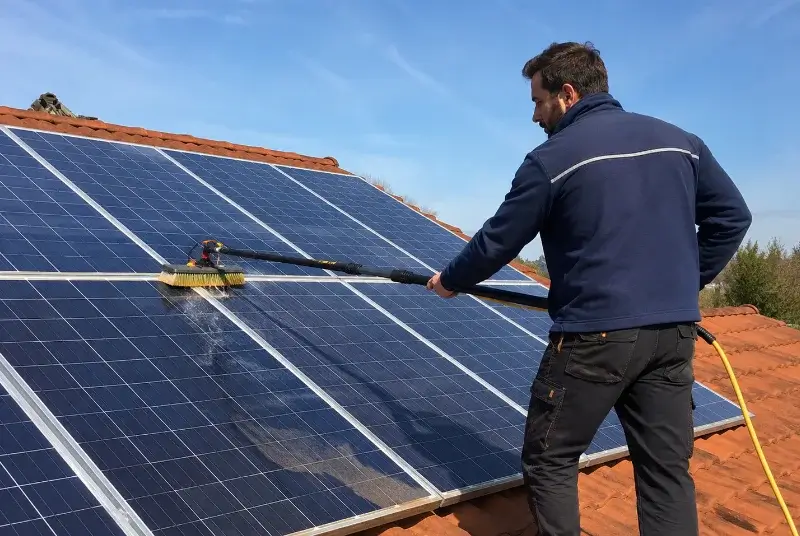 Nettoyage et entretien de panneaux solaires à Mireval-Lauragais